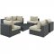 Sojourn Outdoor Patio 7Pc Sectional Set EEI-1883 by Modway