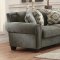 Hooke Sofa 8306FA in Grey Fabric by Homelegance w/Options