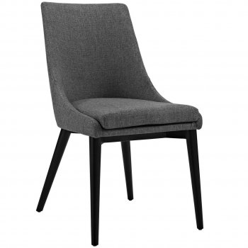 Viscount Dining Chair Set of 2 in Gray Fabric by Modway [MWDC-2227 Viscount Gray]