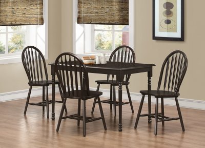 D422 Dining Set 5Pc in Espresso w/Options