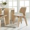 Fathom Dining Chair Set of 2 in Walnut or Natural by Modway