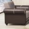 Royal Home Sectional Sofa in Brown Fabric by Casamode w/Oprions