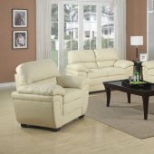 503071 Fenmore Sofa & Loveseat Set by Coaster in Cream