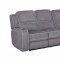 U8087 Power Reclining Sofa in Dark Gray by Global w/Options