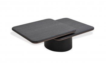 475A Coffee Table in Black Oak by J&M [JMCT-LP 475A Black Oak]