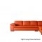 ML157 Sectional Sofa in Orange Leather by Beverly Hills