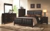 Carlton 202091 5Pc Bedroom Set Cappuccino by Coaster w/Options