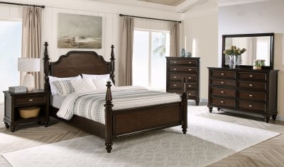 Andover Bedroom 223631 in Dark Oak by Coaster w/Options