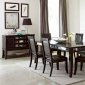 Middleton 106161 Dining Table in Cappuccino by Coaster w/Options