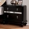 Avior 5Pc Bedroom Set CM7170BK in Black Leatherette w/Options