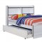 Bobbi CM7852BL 4Pc Kids Bedroom Set in White & Blue w/Options