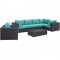 Convene Outdoor Patio Sectional Set 7Pc EEI-2157 by Modway