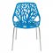 Asbury Set of 4 Dining Chairs AC16BU in Blue by LeisureMod