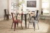 105610 Bellevue 5Pc Dining Set by Coaster w/Metal Legs & Chairs