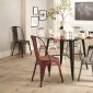 105610 Bellevue 5Pc Dining Set by Coaster w/Metal Legs & Chairs