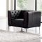 1265 Bisby 3Pc Sofa Set in Black Leatherette by VIG