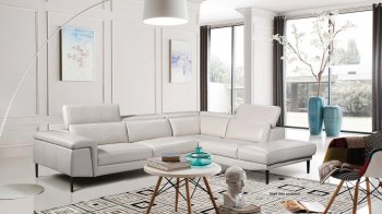 1511 Sectional Sofa in Half Leather by ESF [EFSS-1511]