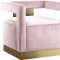 Armani Accent Chair 597 in Pink Velvet by Meridian