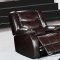 Gramercy 644 Motion Sectional Sofa in Brown Bonded Leather