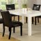 CM3176WH-T Lamia I Dining Tablein White w/Optional Black Chairs