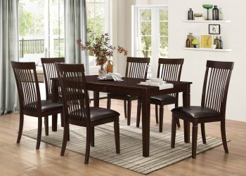 Minden 5455-71 Dining Set 5Pc in Warm Brown by Homelegance [HEDS-5455-71 Minden]