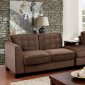 Clare Sofa CM6862 in Brown Padded Linen Fabric w/Options