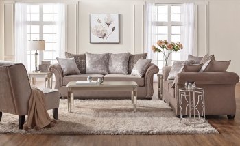 7500 Sofa in Cosmos Putty Fabric by Serta Hughes w/Options [STS-7500-Cosmos Putty]