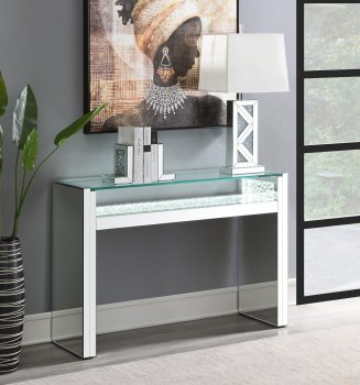 Edna Console Table 951766 in Silver by Coaster [CRCT-951766 Edna]