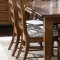 Rustic Oak Finish Formal Dining Table w/Options