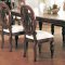 Brown Finish Classic 7Pc Dining Set with Optional Buffet w/Hutch