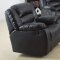 7241 Reclining Sofa in Bonded Leather w/Optional Items