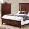 Bistro Brown Finish Traditional Bed w/Optional Case Goods