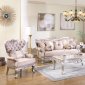 Daisy Sofa & Loveseat Set in Fabric w/Options