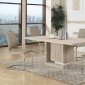 Tiffany Dining Table 5Pc Set in Light Oak by Chintaly