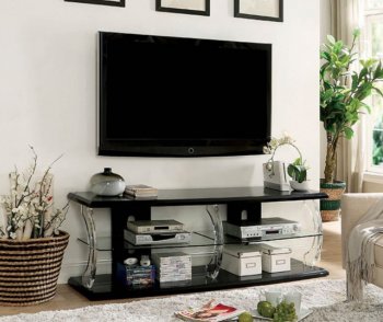 Ernst TV Console CM5901BK in Black Gloss w/Options [FATV-CM5901BK-Ernst]