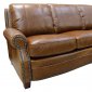 Ashton Sofa & Loveseat Set in Safari Tan Full Leather