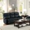 Pendu Motion Sofa 8326BLK in Black by Homelegance w/Options