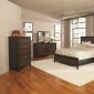 202301 Conway Bedroom by Coaster in Brown & Black w/Options