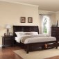 Grayson Bedroom in Dark Walnut by Acme w/Optional Casegoods