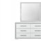 Andros Bedroom Set 5Pc in Silver by Global w/Options