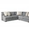 Gunner Sectional Sofa in Slate Fabric by Klaussner