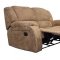 Sand Microfiber Modern Reclining Sofa w/Optional Items