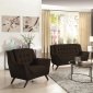 Baby Natalia Sofa Set in Black 511034 by Coaster w/Options