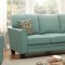 Adair Sofa & Loveseat Set 8413TL in Teal Fabric by Homelegance