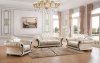 Apolo Sofa in Pearl Leather by ESF w/Options