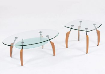 Glass Top Coffee Table [GFC-51384C-51384E]