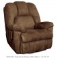 Tobacco Fabric Modern Parachute Pull Chaise Rocker Recliner