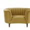 Millephri Chair LV00165 in Olive Yellow Velvet by Acme