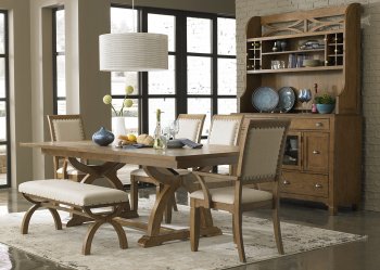 Town & Country Dining Table 5Pc Set Sandstone 603-DR - Liberty [LFDS-603-DR Town & Country]