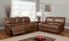 U9963 Reclining Sofa Brown Bonded Leather - Global Furniture USA